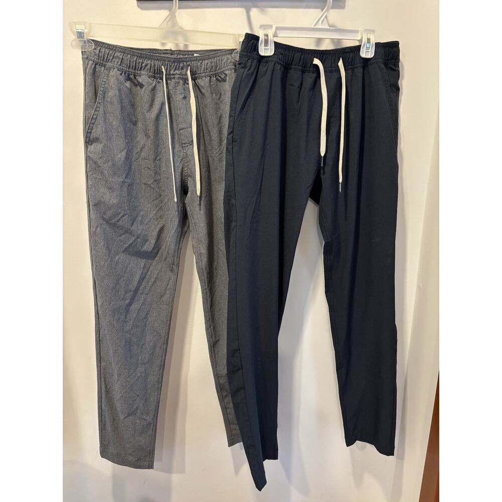 Fair Harbor One 2 Pants Mens S Blue Gray Performance Stretch Active Coastal